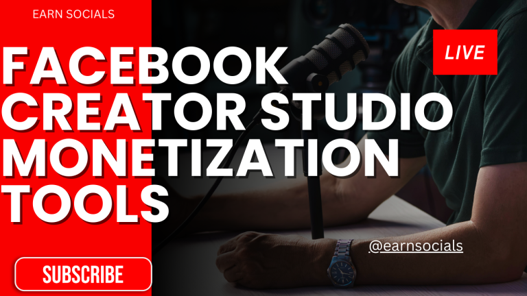 Facebook Creator Studio Monetization Tools