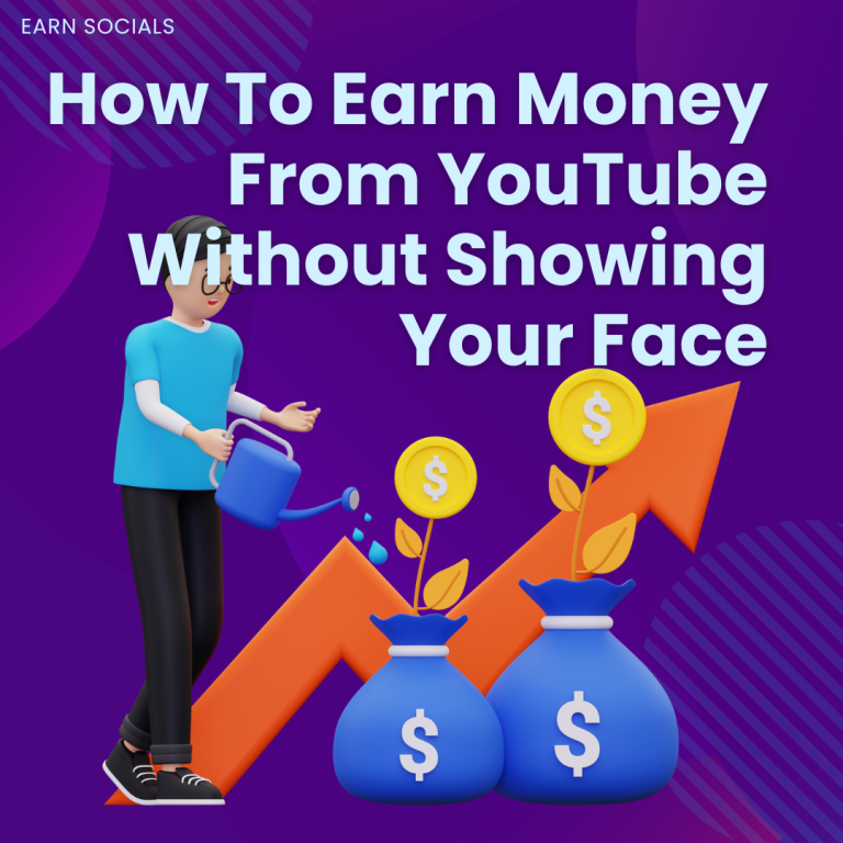 earn money from youtube without showing face faceless youtube channel creation concept tools for faceless youtube videos youtube monetization strategies infographic